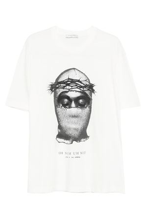 T-shirt Corona Mask in cotone bianco IH NOM UH NIT | NUS26275081